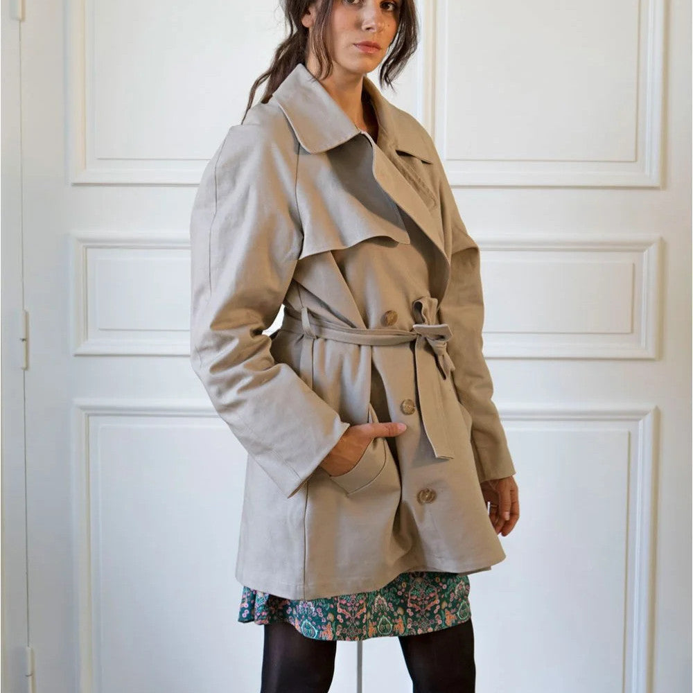Trench écoresponsable made in France Aatise