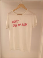 Tshirt en lin "don't call me baby" Aatise