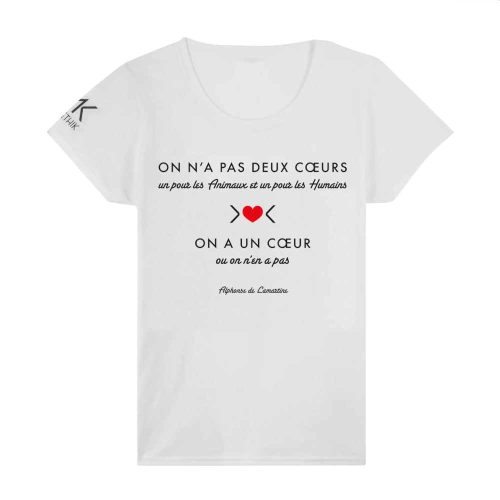 T-shirt femme 100% Coton Bio Blanc – Atelier Tuffery