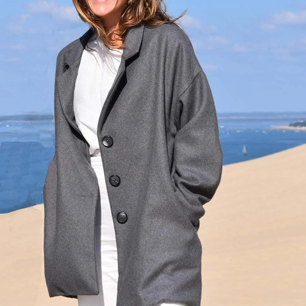 Manteau 100% laine made in France