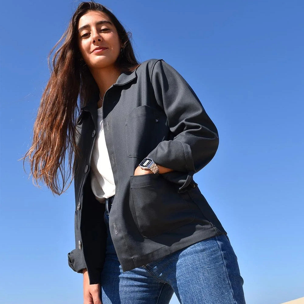 Veste unisexe oversize upcyclé made in France Aatise